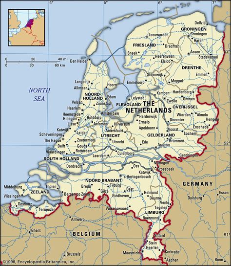 where holland is located.